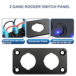 Rocker Switch Panel 16A Waterproof On Off 12V