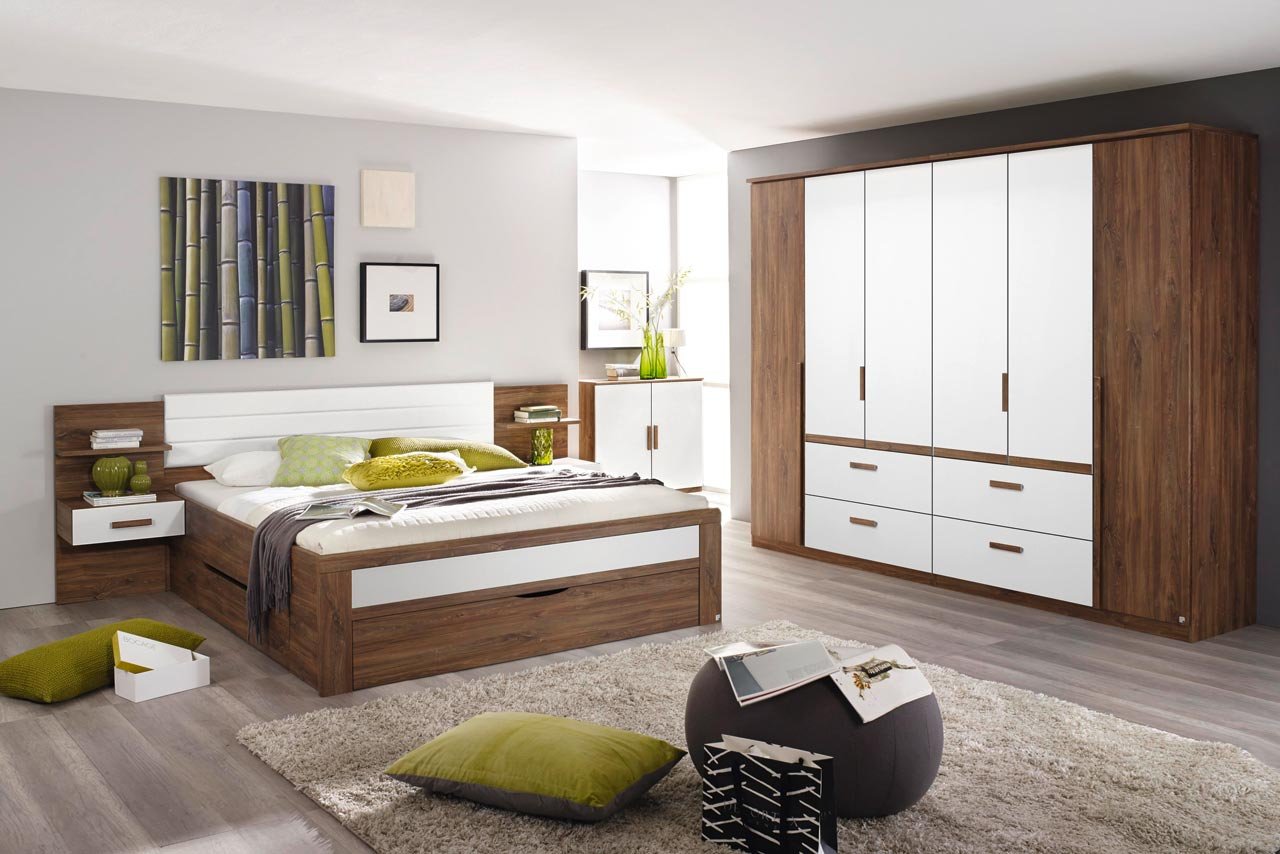 lifestyle4living Schlafzimmer, Schlafzimmermöbel, Set