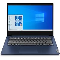 Lenovo IdeaPad 3 14" Laptop, 14.0" FHD (1920 x 1080) Display, AMD Ryzen 5 3500U Processor, 8GB DDR4 RAM, 256GB SSD, AMD Radeon Vega 8 Graphics, Narrow Bezel, Windows 10, 81W0003QUS, Abyss Blue