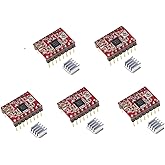 Bolsen 5pcs/lot Reprap Stepper Driver pololu A4988 Stepper Motor Driver Module with Aluminum Heat Sink for ramps 1.4 3D Print