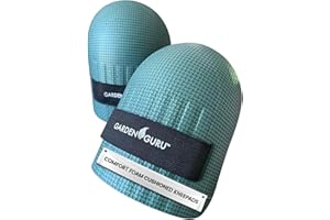 GARDEN GURU LAWN & GARDEN TOOLS GARDEN GURU Home & Gardening Knee Pads – Waterproof EVA Foam Cushion, Soft Inner Liner, Comfortable Fit with Adjustable Straps