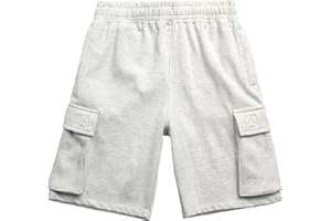 AEROPOSTALE Boys' Active Shorts - Fleece Sweat Shorts with Pockets - Gym Running Performance Athletic Shorts (4-16)