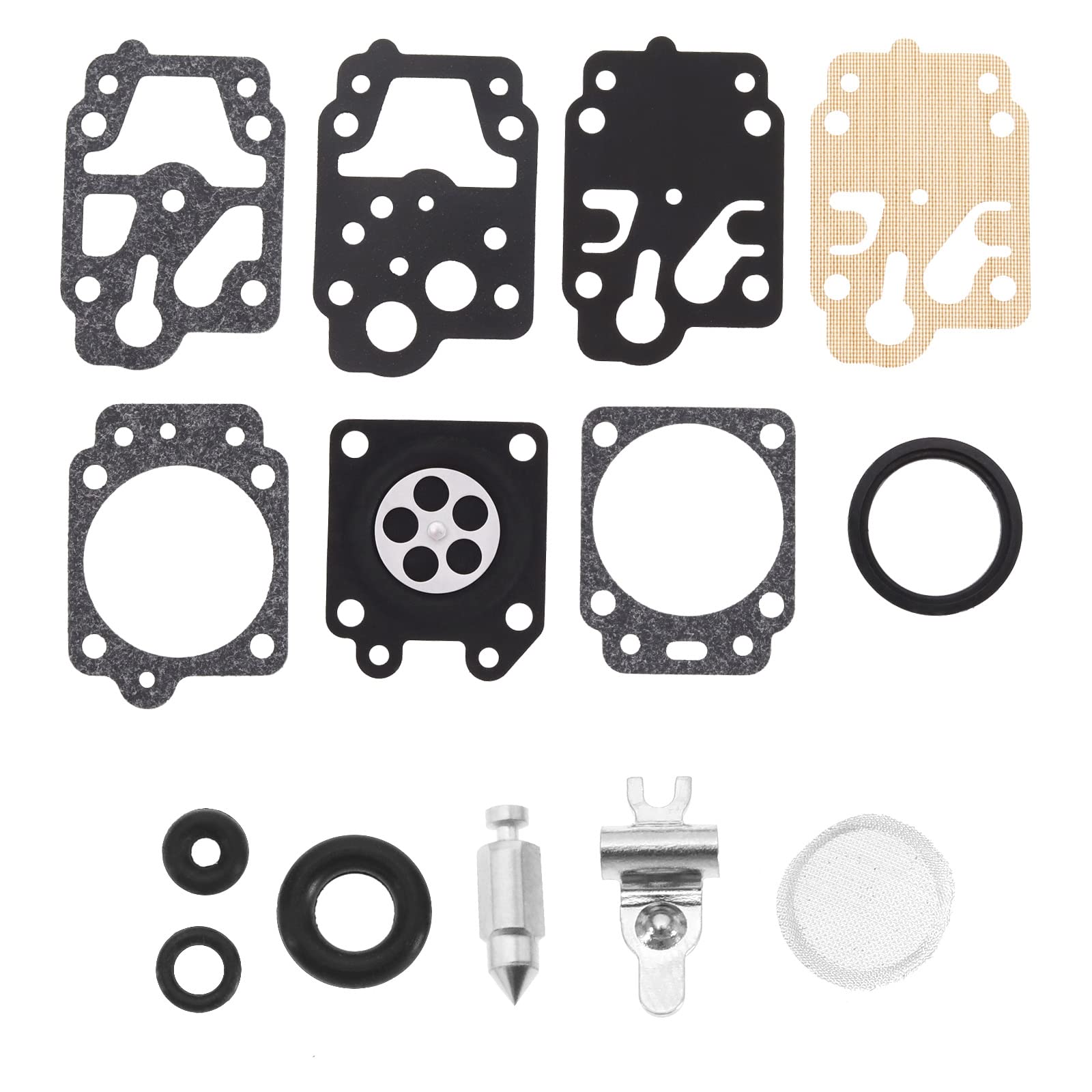 SG Store 1 Set Carburetor Diaphragm Repair Kit Gasket Compatible with Echo SRM260 SRM2601 SRM261 SRM2400 330 GX25 GX35 HHB25 HHH25 Chainsaw Replaces K20-WYJ