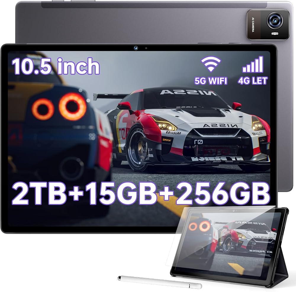 OUKITEL OKT3 10.51" FHD+ Android 13 Tablet 15GB RAM 256GB 4G LTE WiFi