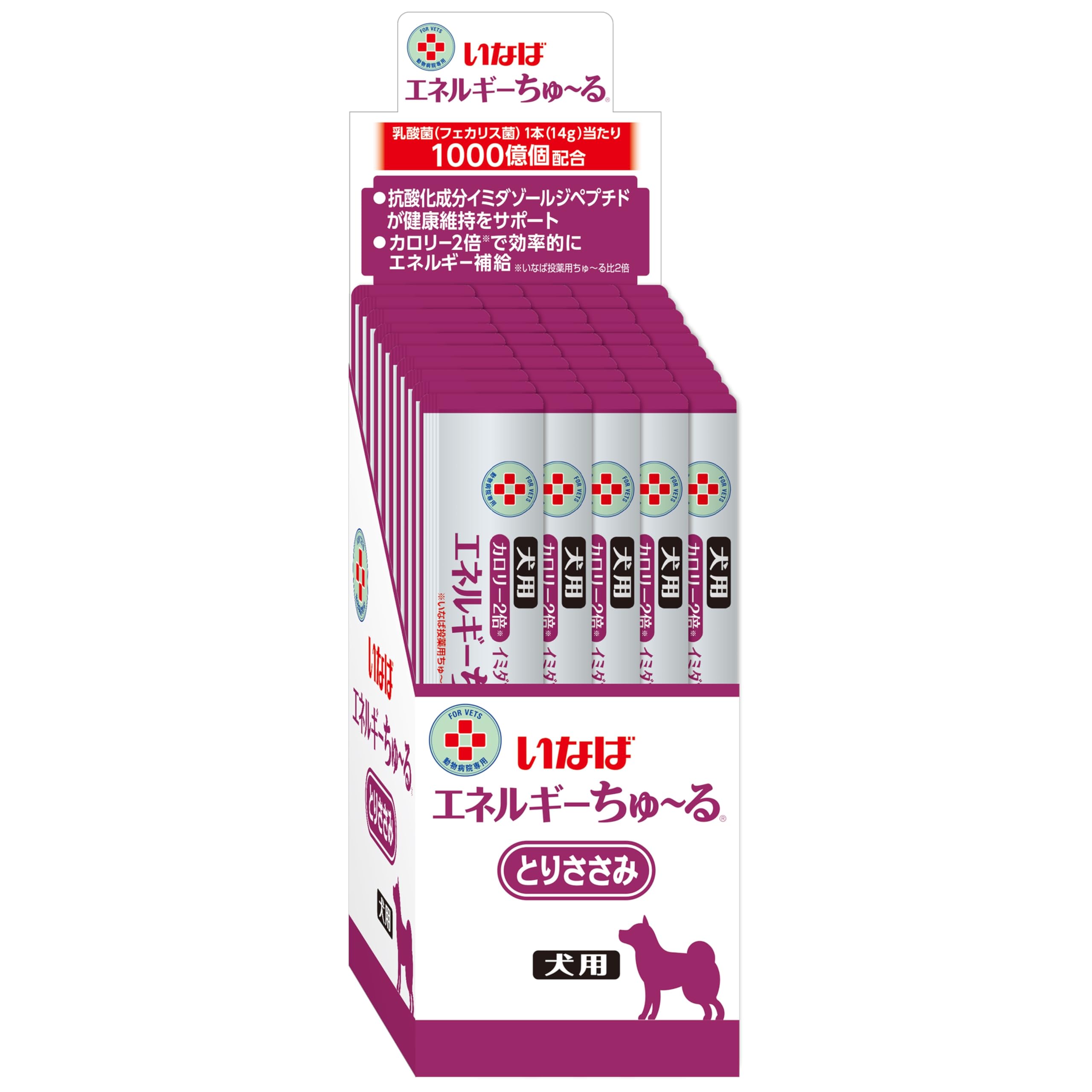 いなば エネルギーちゅ~る カロリー2倍 とりささみ 14g×50本商品画像