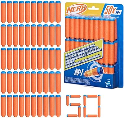 Nerf N Series N1 Darts 50 Official Foam Darts for Kids Blasters
