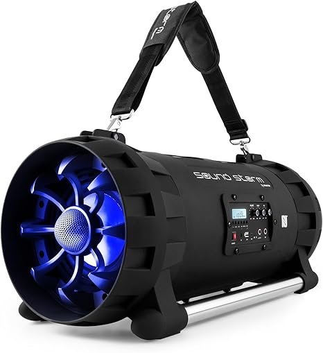 auna thunderstorm boombox speaker