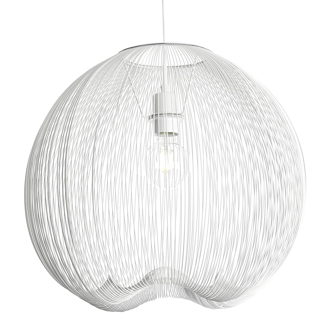 LUSSIOL Indoor Lighting Suspensions, Metal, White