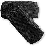 Couver Unisex Cotton Terry Wrist Sweatbands, 2-Pairs, Swiss Flag, 2.5-Inch, Red White