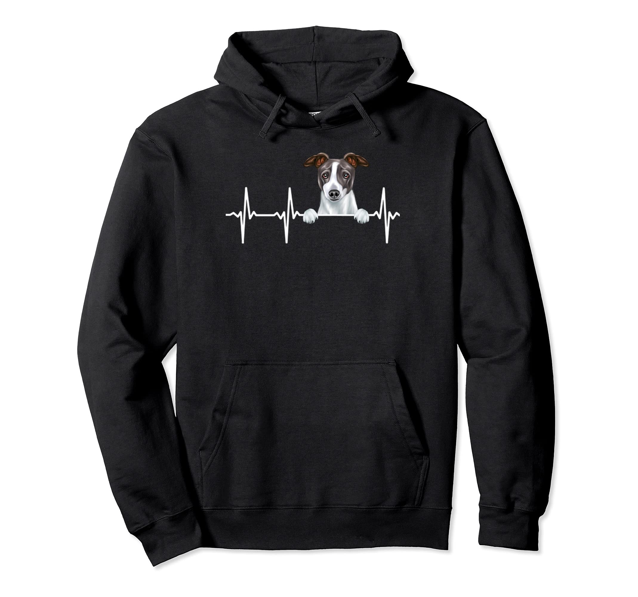 Funny Dog Heartbeat For Italian Greyhound Lovers Pullover Hoodie