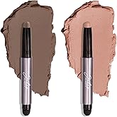 Julep Everyday Definition Eyeshadow 101 Crème to Powder Waterproof Eyeshadow Stick Duo, Putty matte + Stone matte