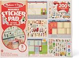 Melissa & Doug Reusable Sticker Book My Town Plane Activities Toddlers view 1