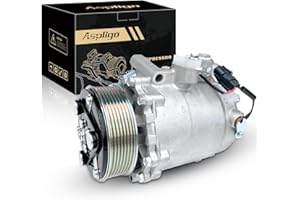 Aspligo Air Conditioner AC Compressor Fits for Honda Civic 2012-2015, Honda CR-V 2007-2014, Acura RDX 2007-2012, with A/C Clutch, CO4920AC AC Compressor, Replaces 38810RWCA01, 38810RZYA01, 38924R5AA01