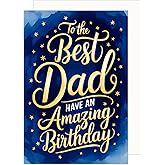 Edition Seidel Premium Birthday Card with Envelope. Greeting Card Birthday Happy Birthday Man Father Dad (G3764 SW025)