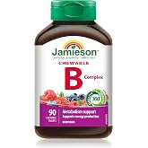 Jamieson Delicious Chewable Formula B Complex Berry Bliss 90 Tablets