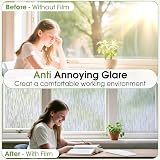 Lifetree Window Film Privacy Frosted 60x200cm Anti-UV Removable view 6