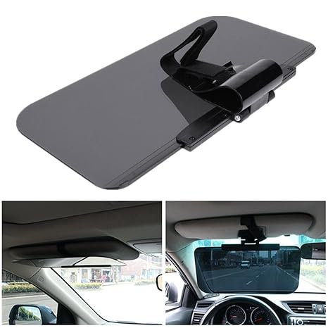 FEZZ Auto Sonnenschutz Sichtschutz Tag und Nacht Fahren Sonnenblende Frontscheibe Blendschutz