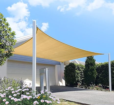 Outdoor Sun Shade Sail Canopy 10 X 12 Rectangle Shade Cloth Uv