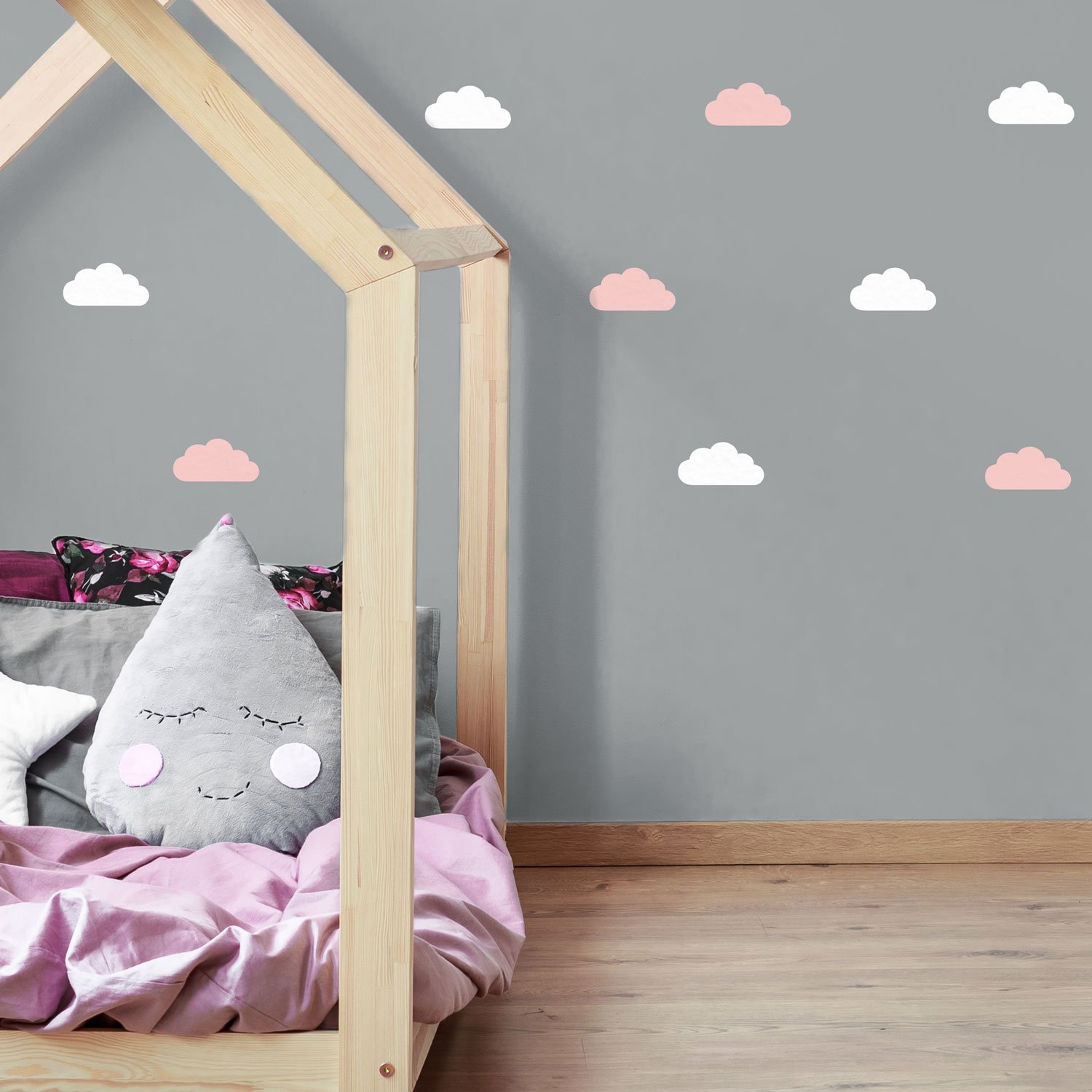 Cloud Wall Stickers, Mini and Regular Size, Lots of Colours Options, Perfect for a Baby's Nursery or Child's Bedroom