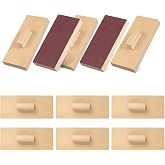 Totority Wooden Sand Blocks Musical Instruments 5 Pairs,Natural Beech Wood Percussion Toys for Toddlers &amp; Kids, Rhythm Sandpaper Soundboard for Preschool Classroom, Kindergarten Music Learning