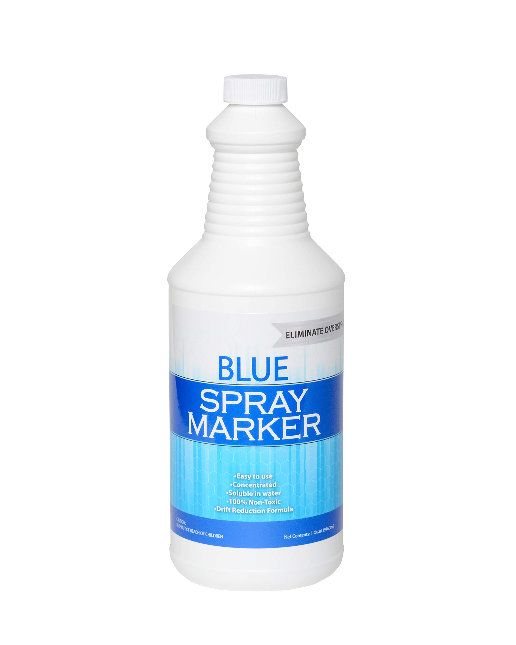 Bluewater Chemgroup Blue Spray Marker - - Weed Spray Dye, Herbicide Dye, Fertilizer Marking Dye, Turf Mark And Blue Herbicide Marker, Organic Herbicide Marking 32 Ounces