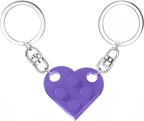 MPK Heart Keychain Set For Couples - Matching Love Keychains For Him And Her