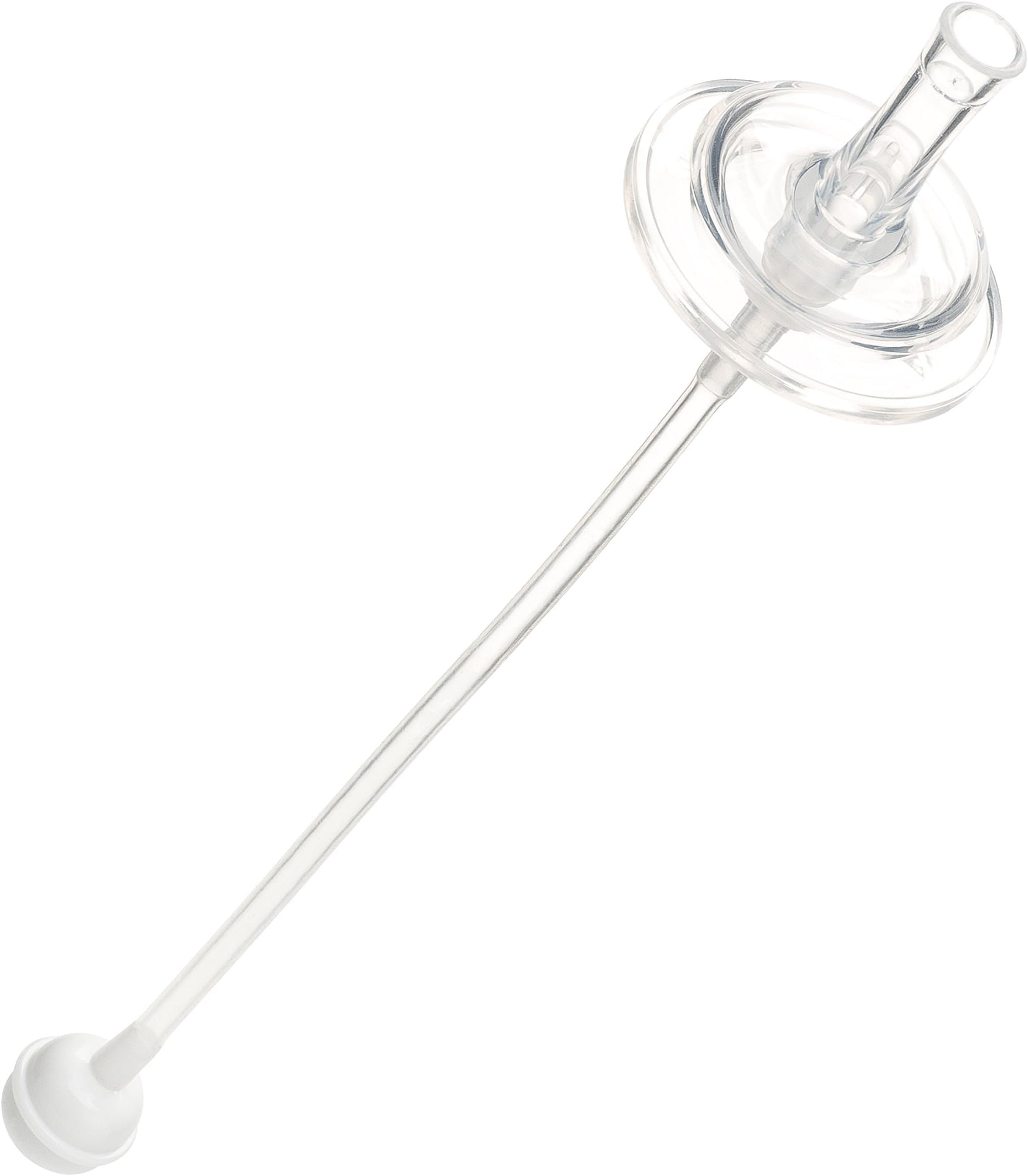 GoGlass Straw Cap for Baby Bottles - Made of Silicone (Small, 4oz, 3.75in.)