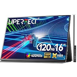 UPERFECT 16” Portable Gaming Monitor | 120HZ, HDR