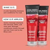 John Frieda Radiant Red Shampoo & Conditioner Bundle for Redheads Pomegranate view 6