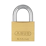 ABUS 55/40 Solid Brass Padlock with 2 Keys for