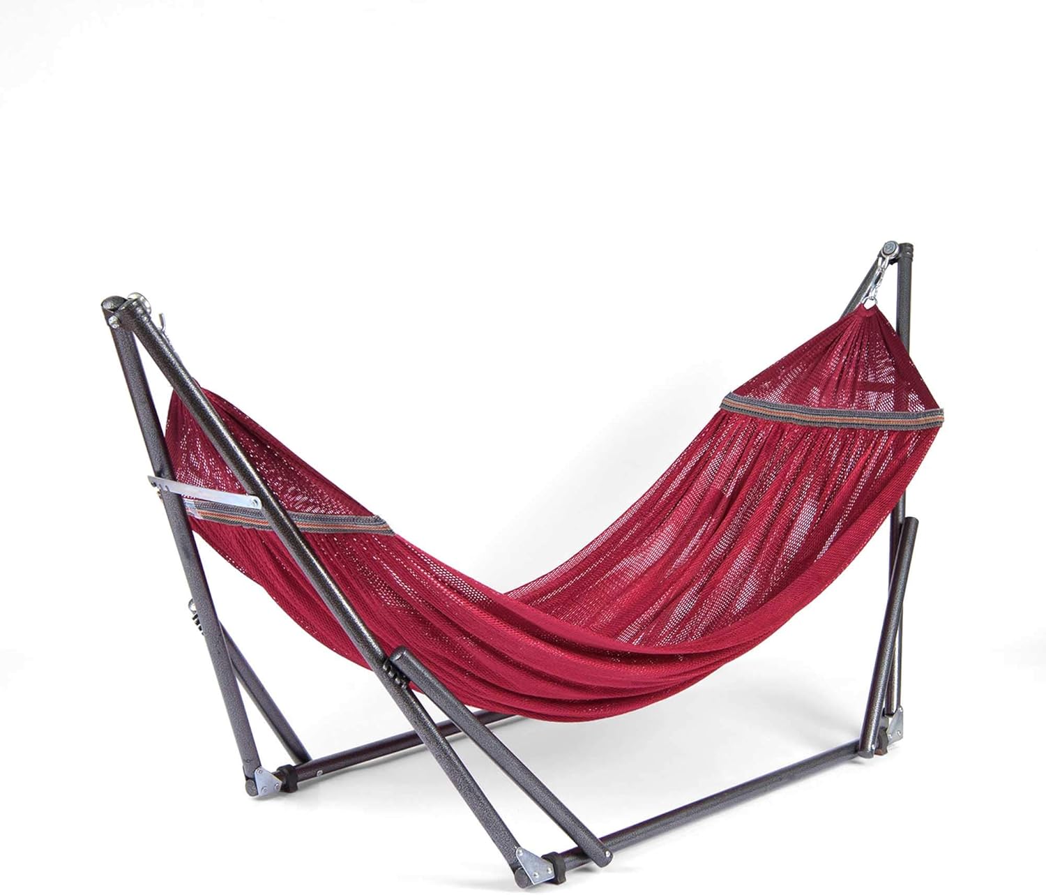 Best Home Fashion EZ Daze Portable Hammock with Stand - Red Best Home Fashion EZ Daze Portable Hammock with Stand - Red