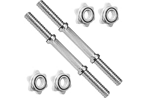 A2ZCARE Standard Dumbbell Handles, 1 inch Dumbbell Handles, Adjustable Dumbbells Handles 1 inch Pair Fit Weight Plate 1 inch - Multiple Options 14 to 24 inch