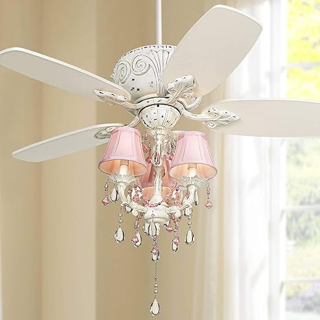 Amazon Com 44 Casa Deville Pretty In Pink Pull Chain Ceiling Fan