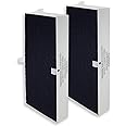 PUREBURG HRF-G1 True HEPA Replacement Filter Compatible with Honeywell HPA020(B) HPA030(B) HEPAClean HPA180B HPA075B Air Purifier,Part Number HRF-G1 HRF-G2 Filter G,2-Pack