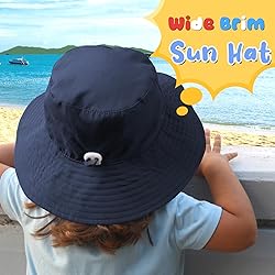 2-Pack Baby Sun Hat Kids Summer UPF 50+ Toddler