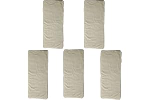 Sigzagor 5 Inserts for Junior Diapers 4 Layer 6.6inX16.1in(5 Inserts)
