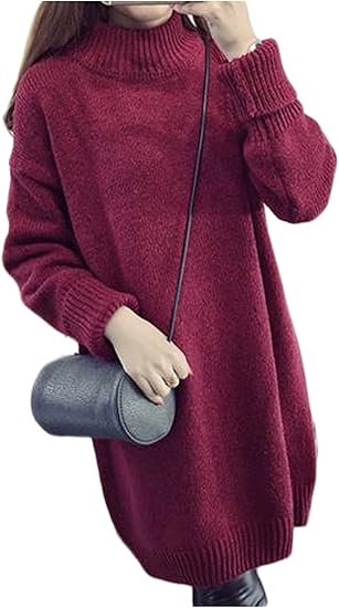 Amazon Co Jp ニットワンピ ニットワンピース ワンピース ニット セーター トップス チュニック ハイネック タートルネック リブ リブニット シンプル カジュアル ゆったり 秋冬 体型カバー 大きいサイズ フリーサイズ ひざ丈 膝丈 レディース レッド 服 Amazon Co Jp ニットワンピ ニットワンピース ワンピース ニット セーター トップス チュニック ハイネック タートルネック リブ リブニット シンプル カジュアル ゆったり 秋冬 体型カバー 大きいサイズ フリーサイズ ひざ丈 膝丈 レディース レッド 服