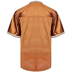 Blank Football Jerseys Mesh Athletic Football Shirt
