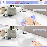 Awardroom 54W LED UV Nail Lamp Dryer Gel Polish Curing USB 3 Timer Auto Sensor view 5