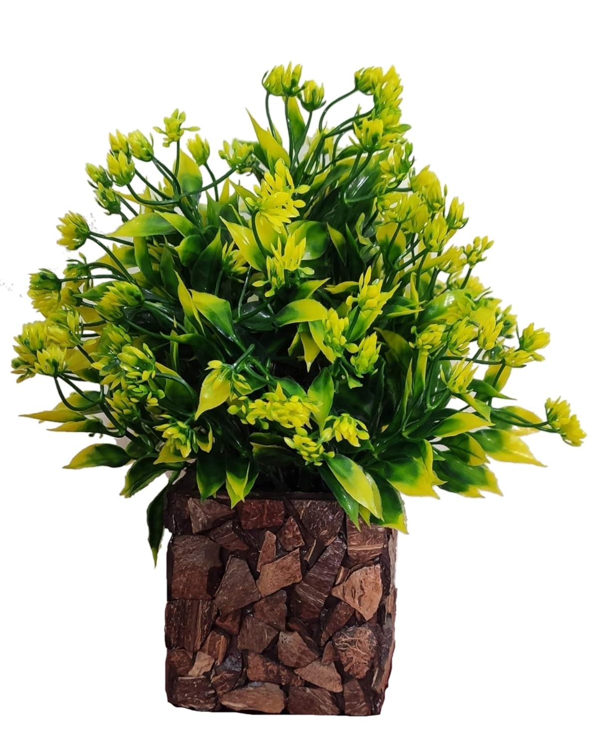 Buy BK MART Artificial Plant with Pot (Green) Online at Low Prices in India Amazon.in