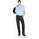 Armani Exchange Mens Regular Fit Text Logo Cotton Pique Polo