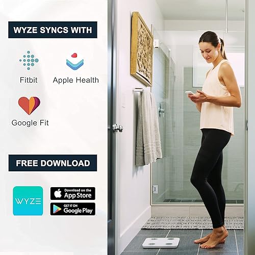 Wyze Scale S, Scale for Body Weight, Digital Bathroom Scale for