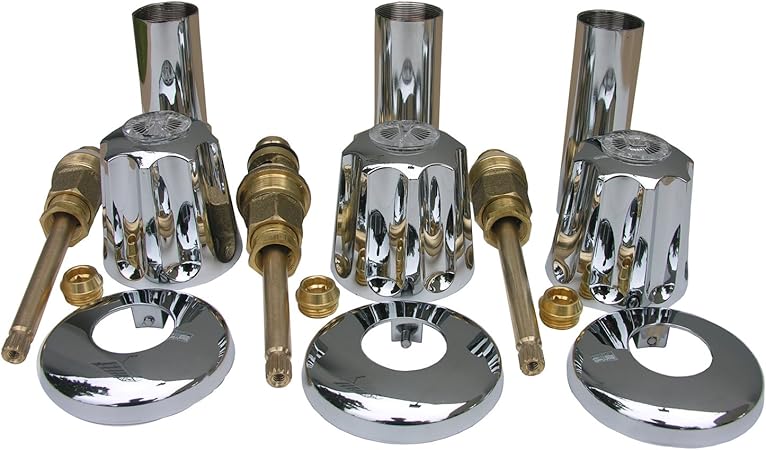 Lasco 01 9431 Gerber Old Style Three Valve Tub And Shower Trim Kit