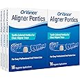 Aligner Pontics | Temporary Tooth Replacement for Invisalign, Aligner Trays and Clear Retainers During Orthodontic Treatment (Value Size)