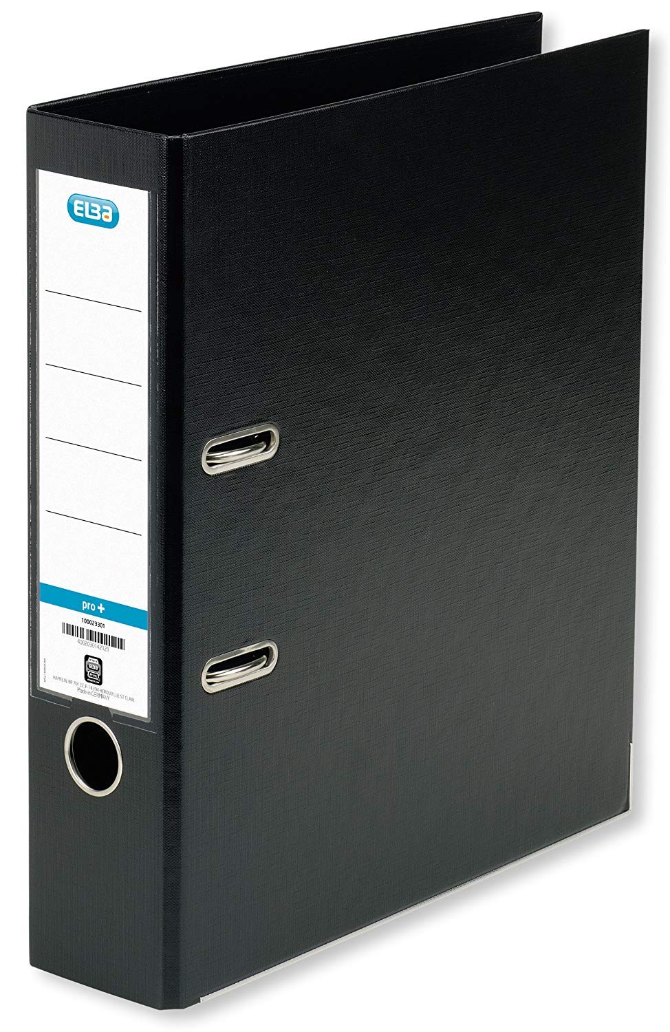 Elba Smart Pro + 10468BL Folder A4 5 cm Spine Interchangeable Spine Label 10 Items Blue Folder Smart Pro+ black