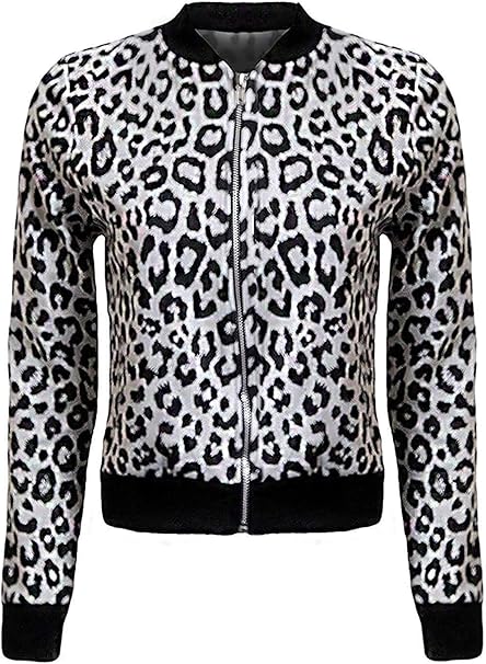 short leopard print jacket