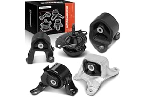 A-Premium 5PCS Engine Motor Mount and Transmission Mount Set Compatible with Honda Element 2003-2010 2.4L, 4WD, Manual Transm