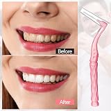 RAYITO 100 Pcs Interdental Brushes 5 Sizes Non-Slip Handle Angled Head view 5