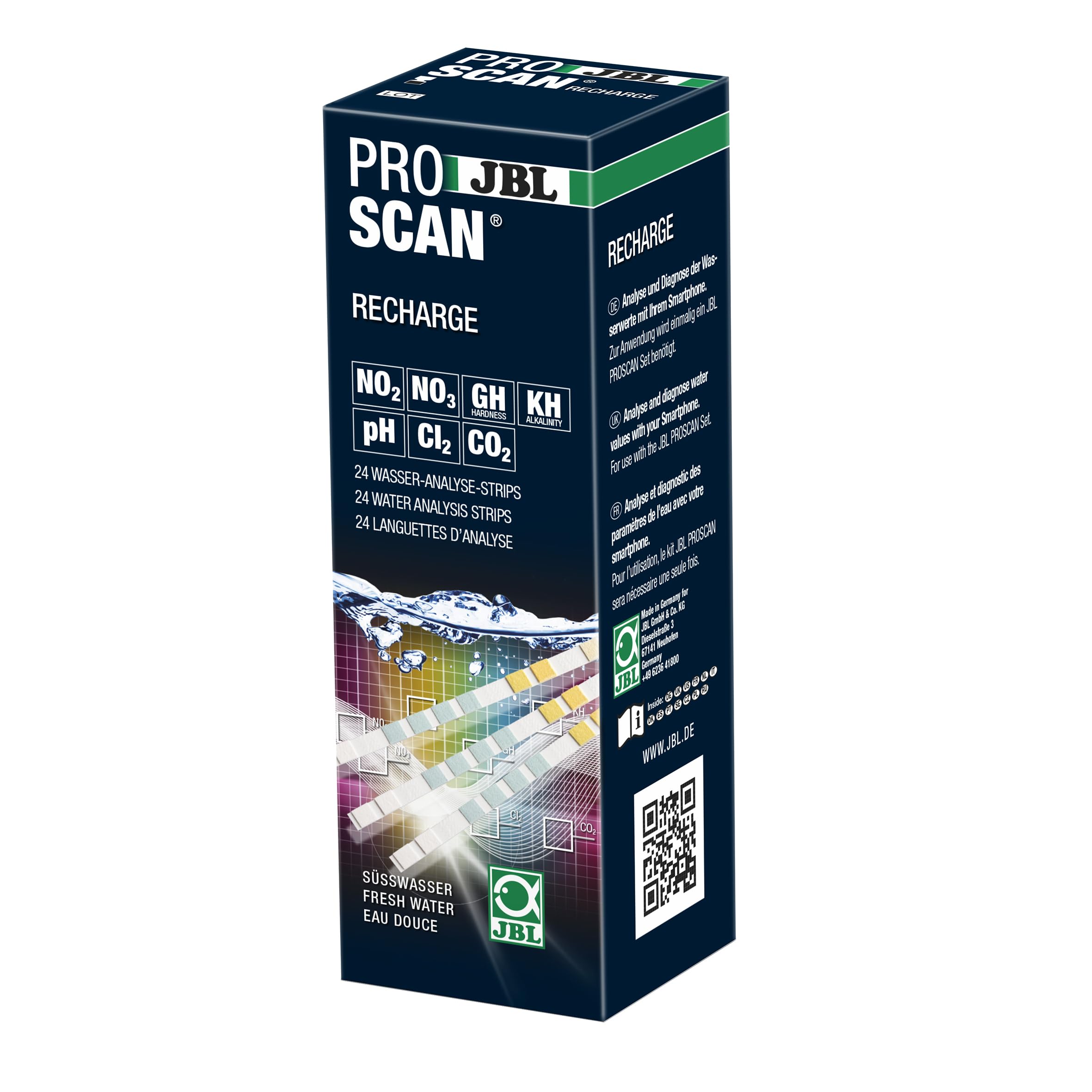JBL ProScan Recharge, Refill test strips for analysis via smartphone for freshwater aquariums โ image 1