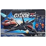 G.I. Joe 50th Anniversary Silent Strike Set with Black Skystriker Jet, Orange H.I.S.S. (HISS) Tank & 4 Action Figures